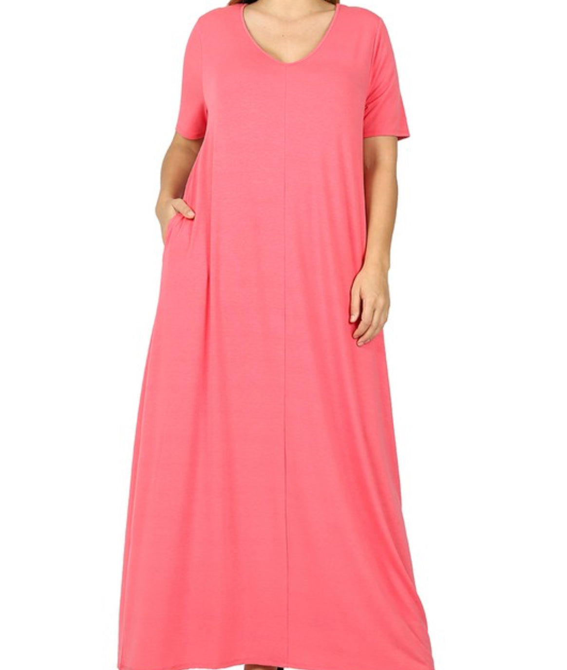 Desert Rose Short Sleeve Maxi Dress