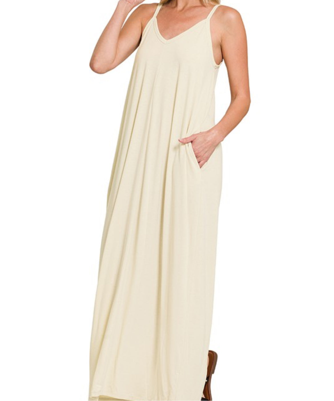 Sand Beige Sun Dress