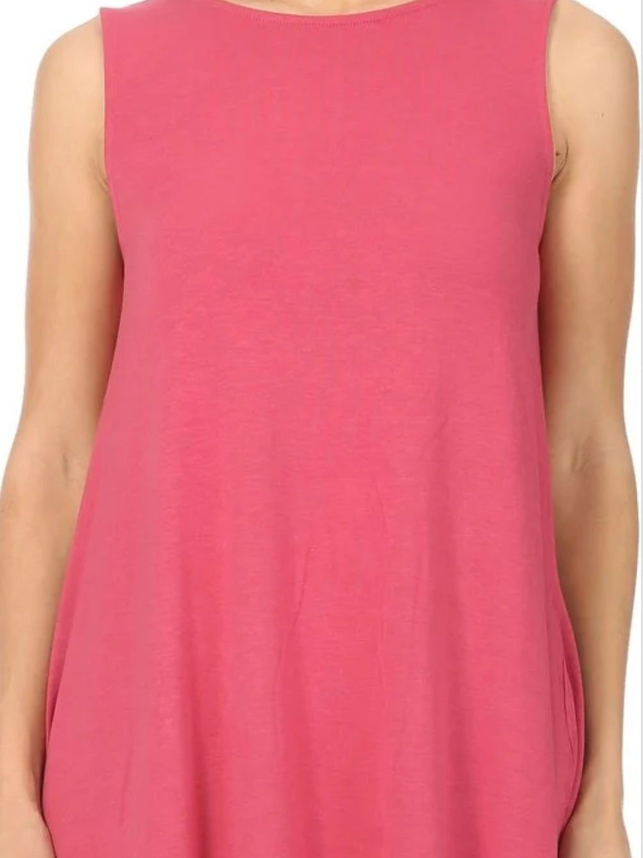 Rose sleeveless Dress