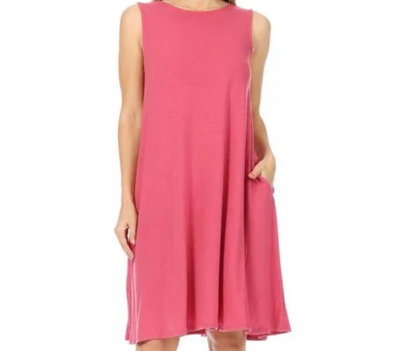 Rose sleeveless Dress