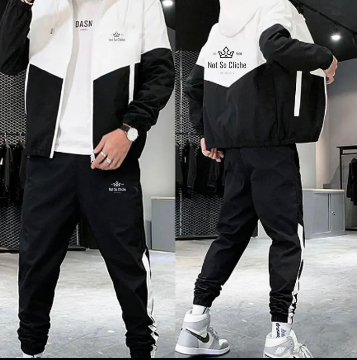 NSC Men Black Tracksuit